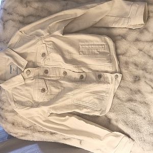 S/P/P old navy white jean jacket